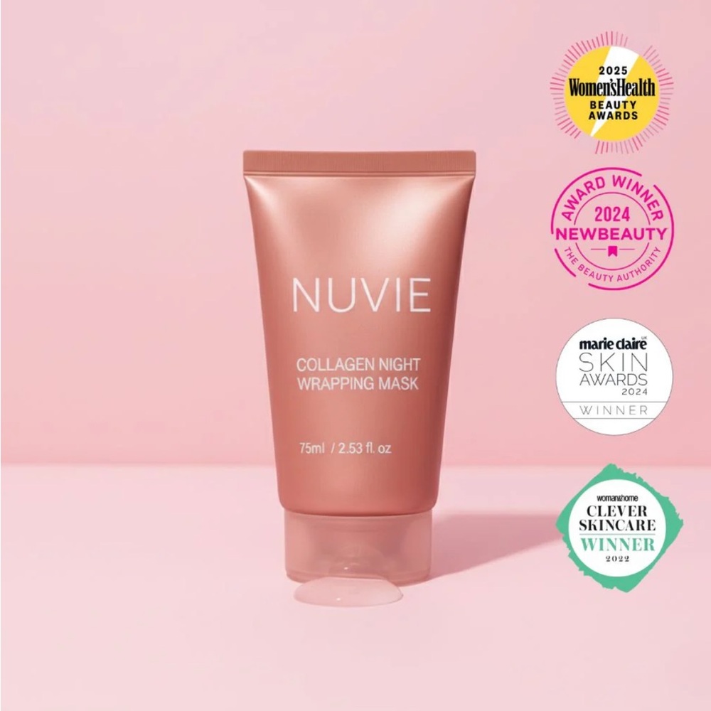 Collagen Night Wrapping Mask - 3 Bottles - Pink